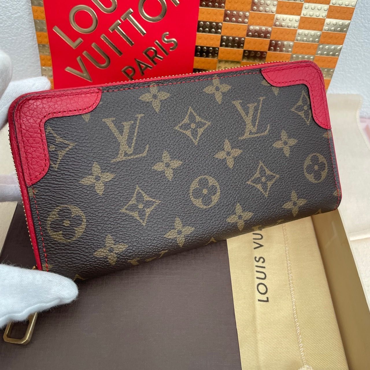 ほぼ新品】ルイヴィトン モノグラム レティーロ ジッピー スリーズ 長 