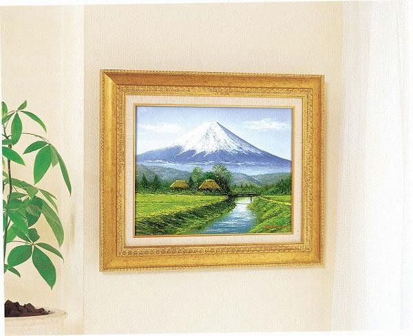 田所 洋油絵額F6金 「富士・忍野」 1103540 - メルカリ