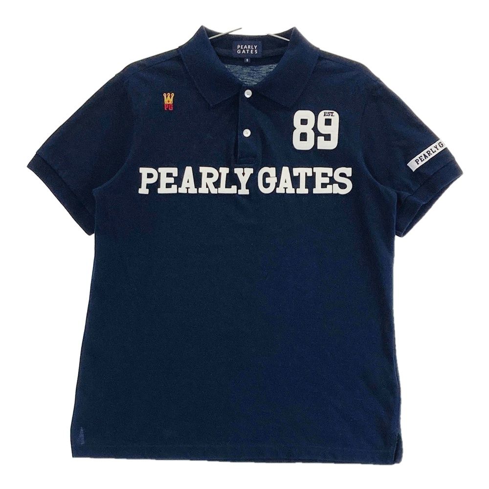 ★美品★ PEARLY GATES メンズ ポロシャツ ネイビー サイズ5 PEARLY GATES ネイビー ポロシャツ 89サイズ5 - メルカリ