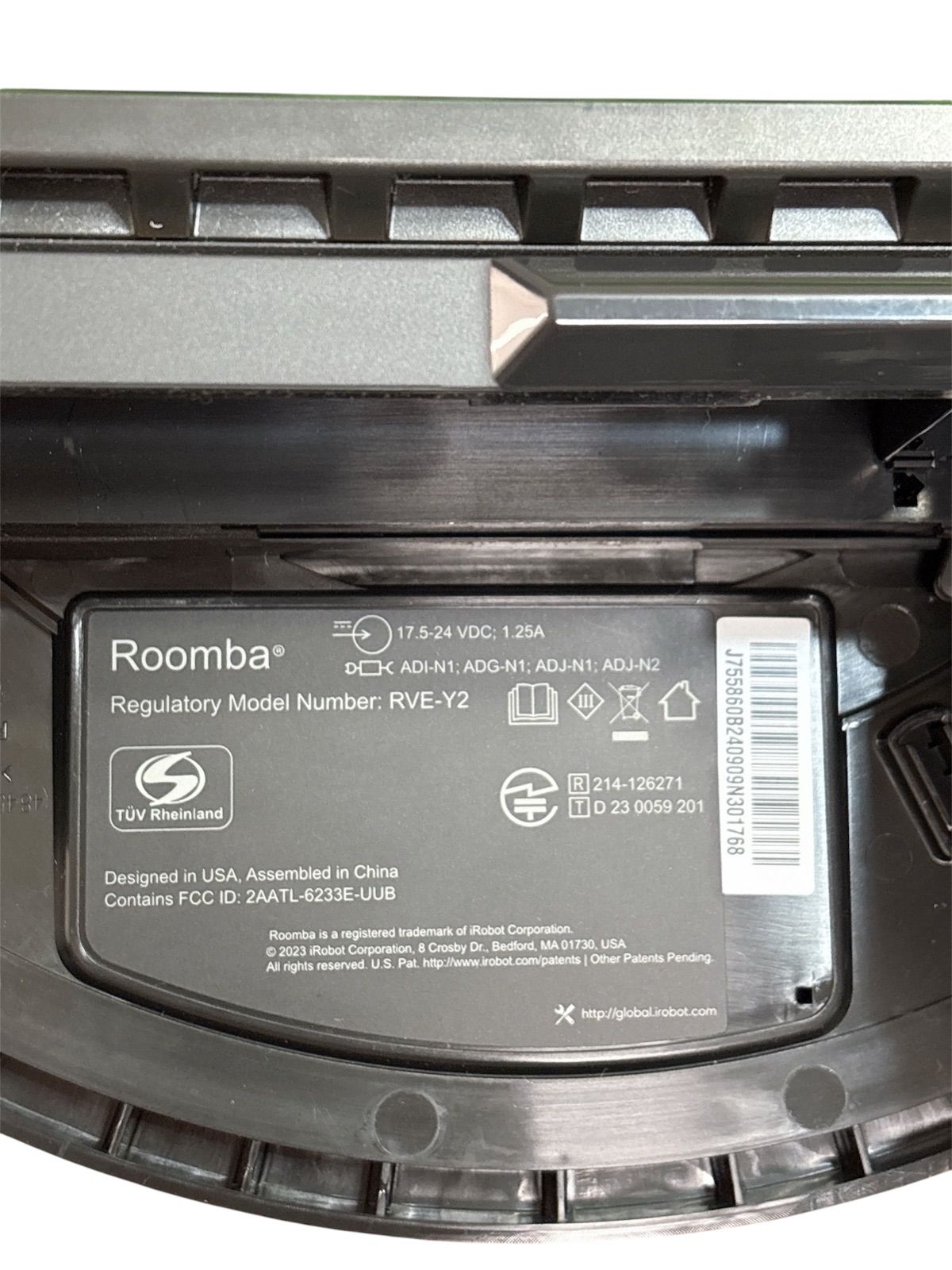 【中古】Roomba ルンバ　J755860 j7＋　ADG-N1 RVE-Y2 中古】Roomba ルンバ J755860 j7＋ ADG-N1 RVE-Y2 美品】iRobot RVE-Y2