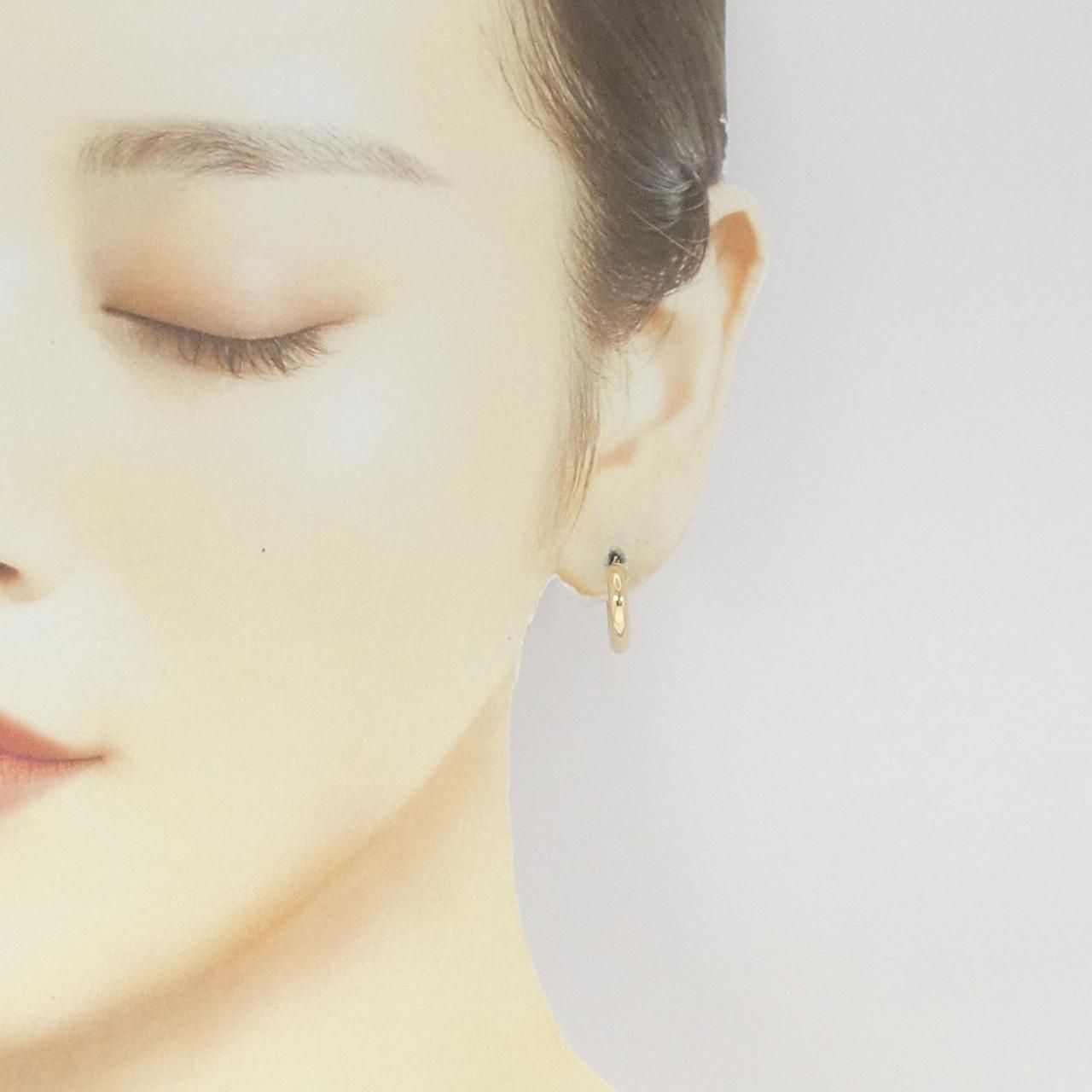 スタージュエリー K18YG フープピアス 両耳用