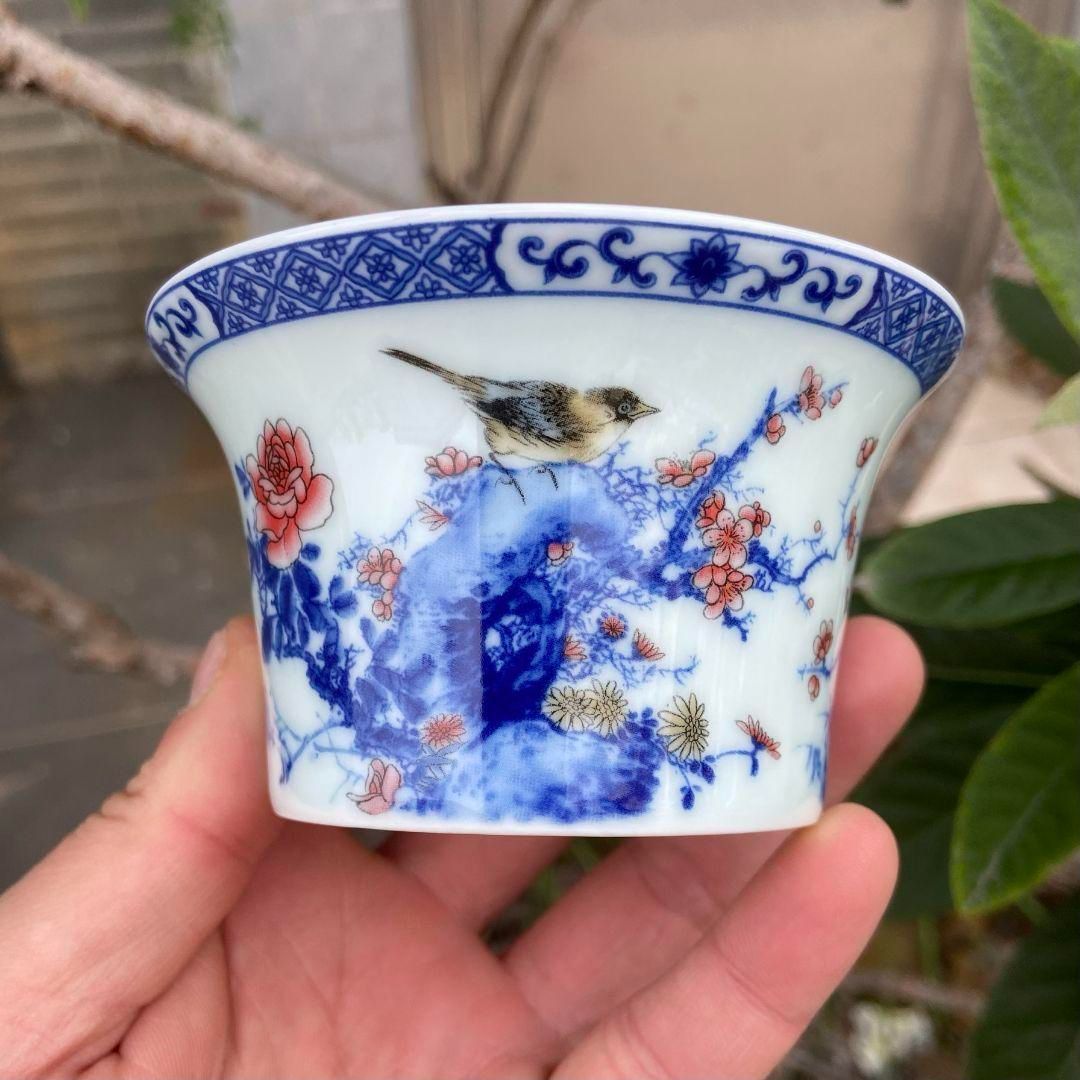 中国茶器 青花喜字茶壺 茶道具 景徳鎮 陶磁器 装飾品 現代工芸品美術品 置物 清康熙青花麒麟紋茶壺 茶道具 景徳鎮 陶磁器 装飾品 現代工芸品