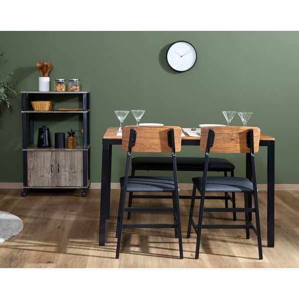 ダイニングセット4点 ヴィンテージ 組立品 代引不可