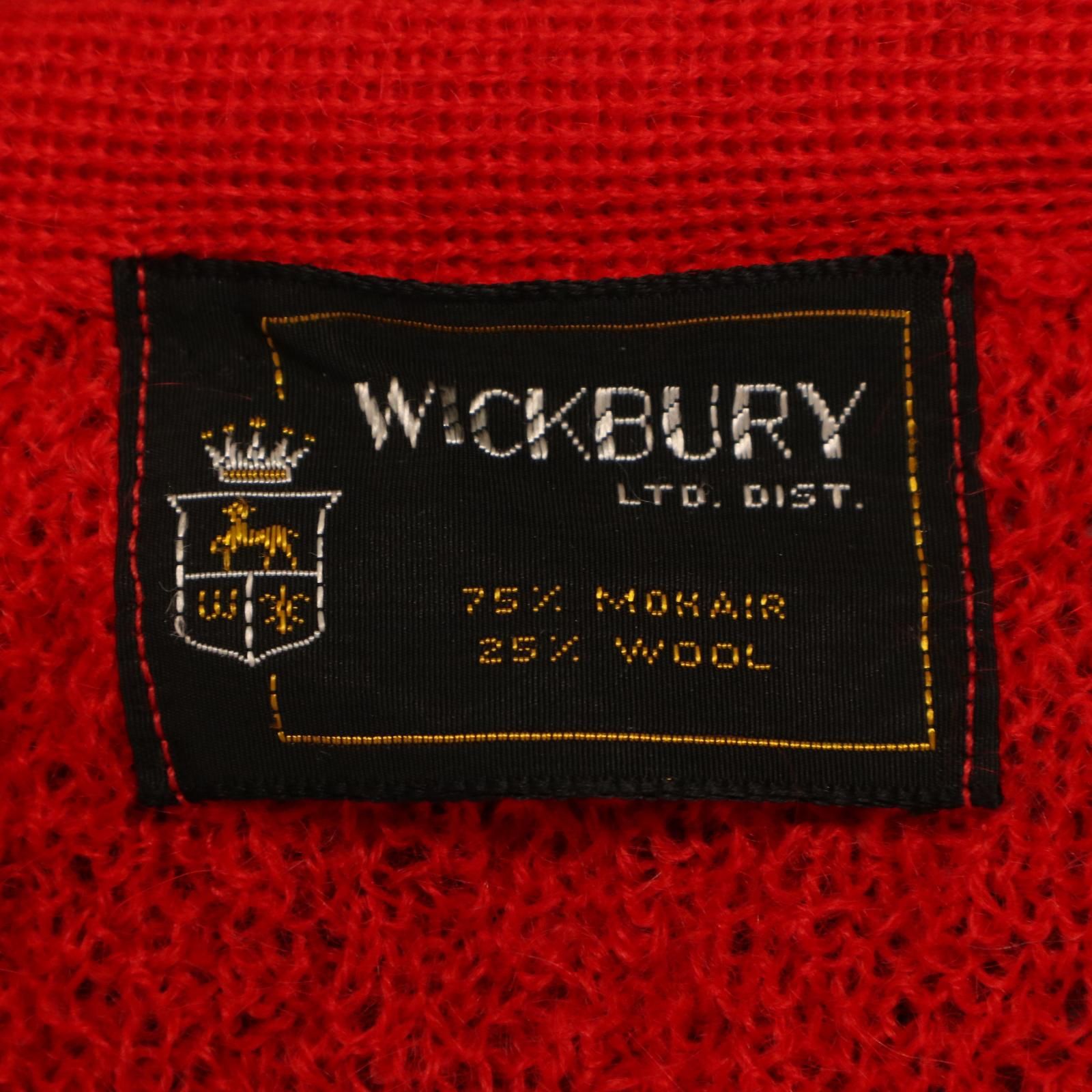 60年代 USA製 WICKBURY モヘア ニット カーディガン ヴィンテージ