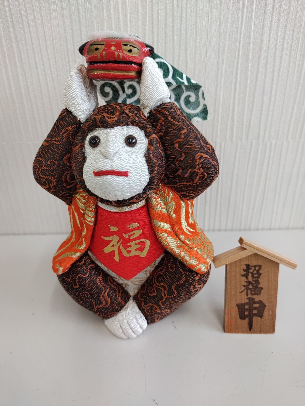 マイセン MEISSEN 干支 申 猿 サル 置物 未使用 箱キズあり 置物