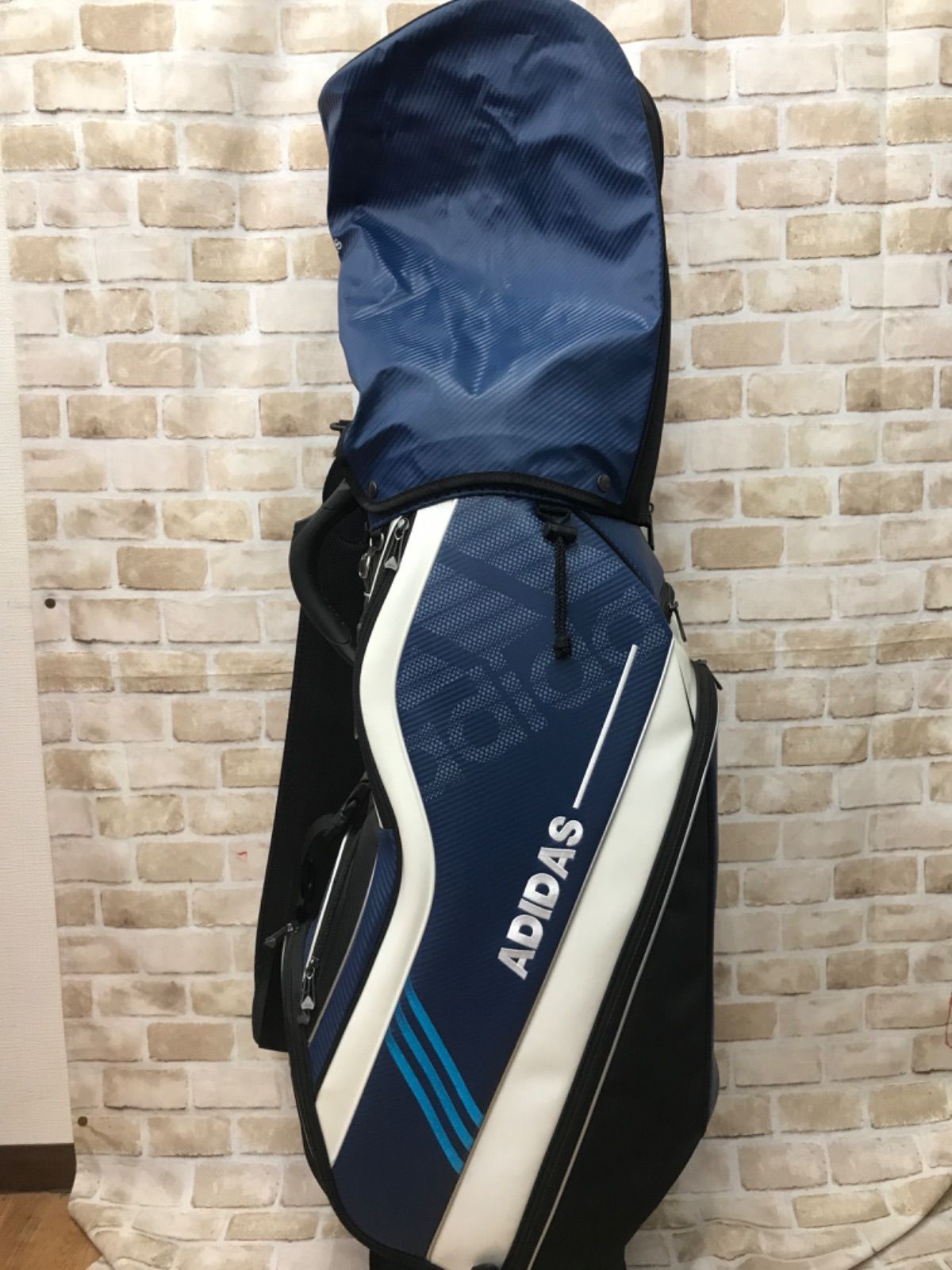 美品！アディダス adidas AWR91 キャディバッグ 9.5型47インチ可 即納】キャディバッグ | | 中古 | adidas アディダス AWR91