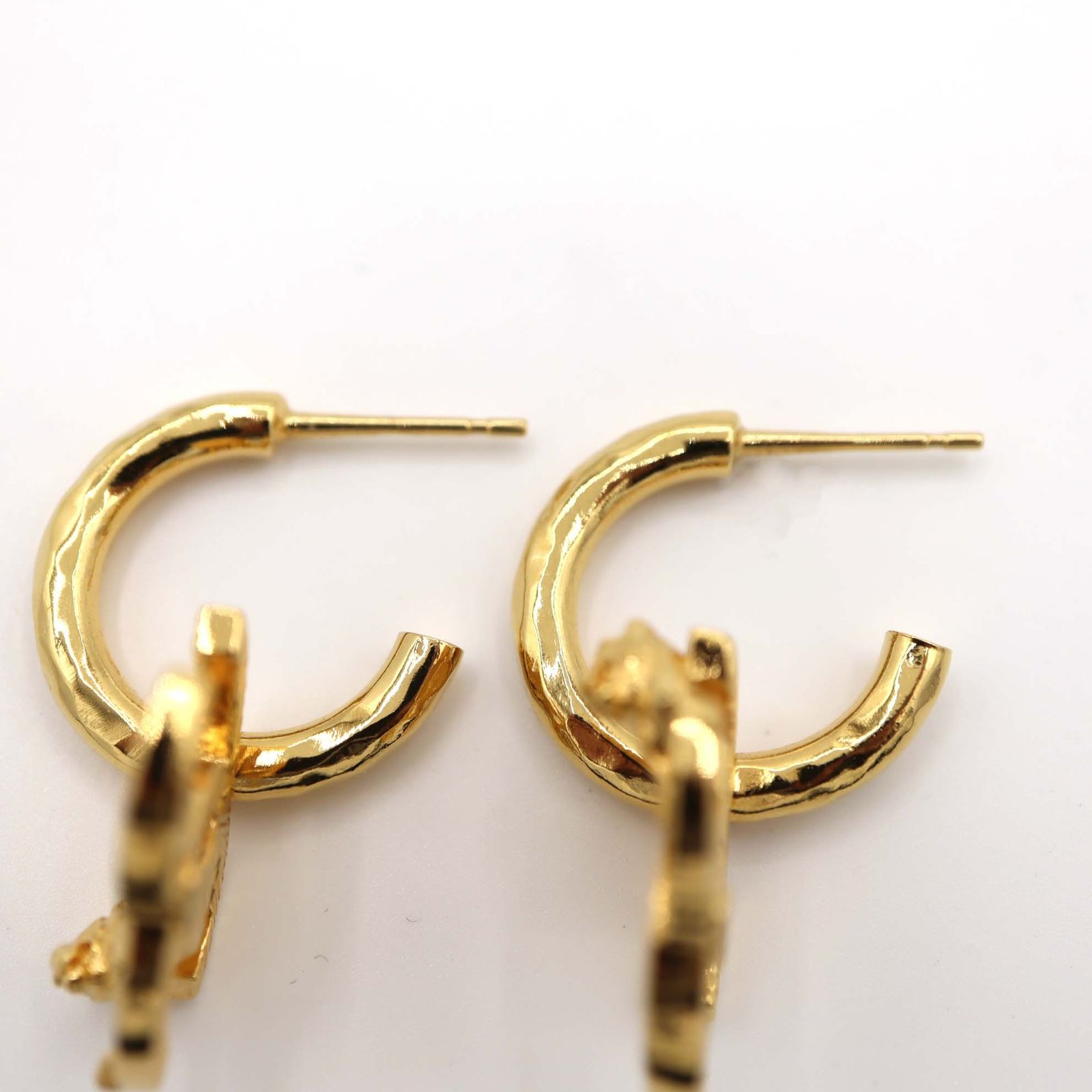 CHANEL シャネル ピアス ライオン ココマーク B22/A ゴールドカラー 
