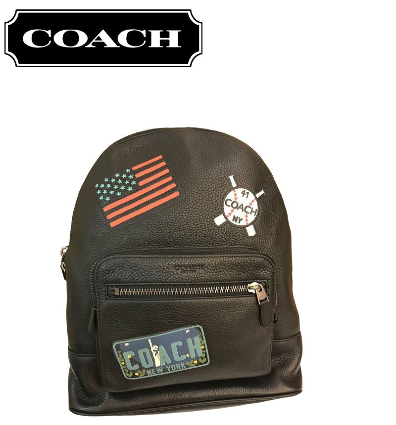 コーチアウトレット】COACHバッグ リュックサック F23215 ブラック 