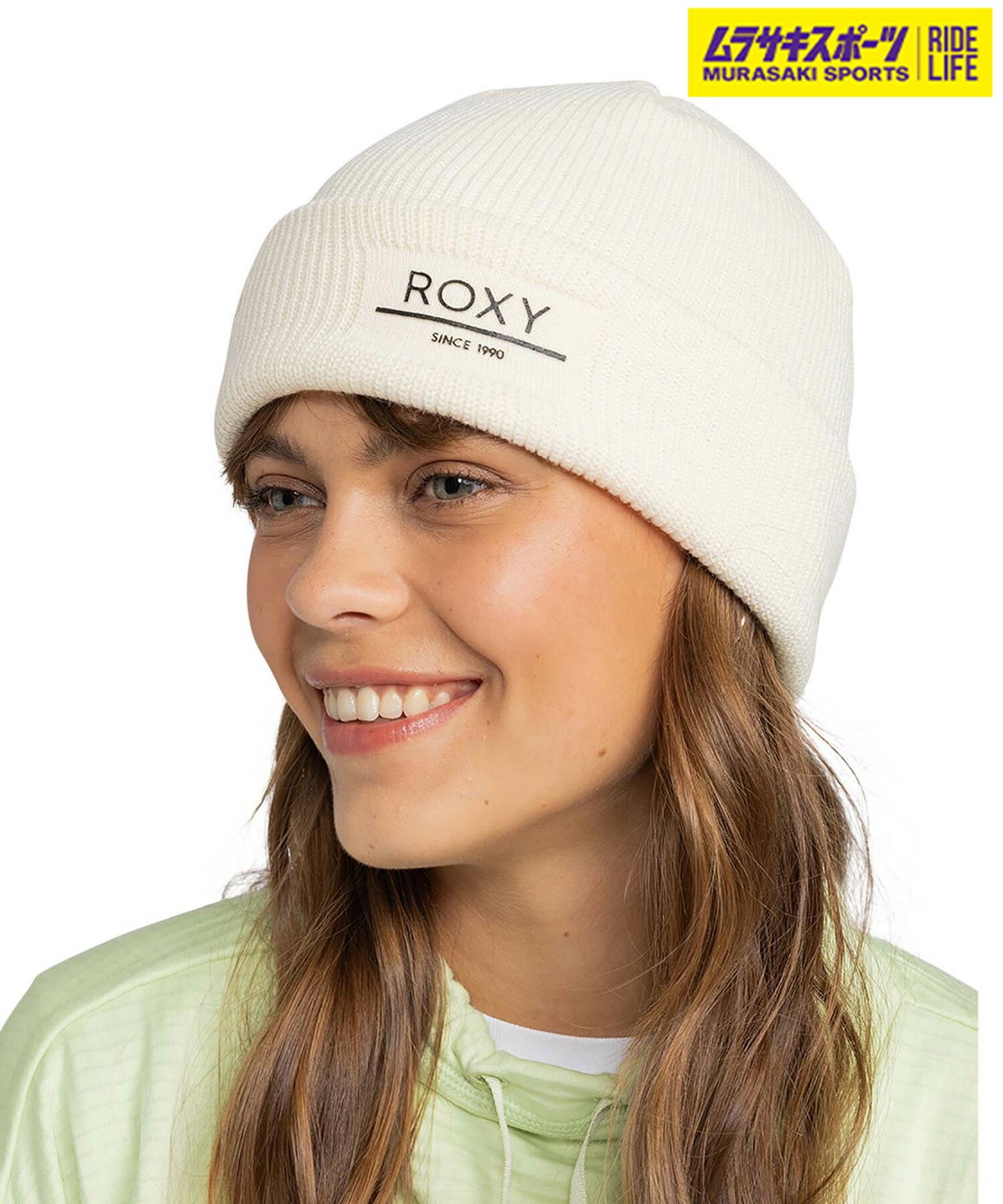 ROXY フルーツ柄 スノーボードウェア Mサイズニット帽