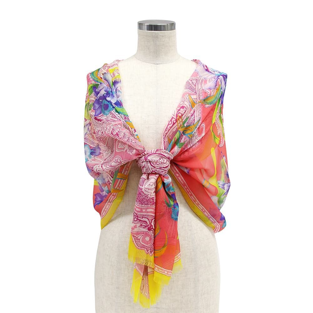 エトロ ETRO スカーフ シルク マルチカラー Scarf Multi Silk 10007