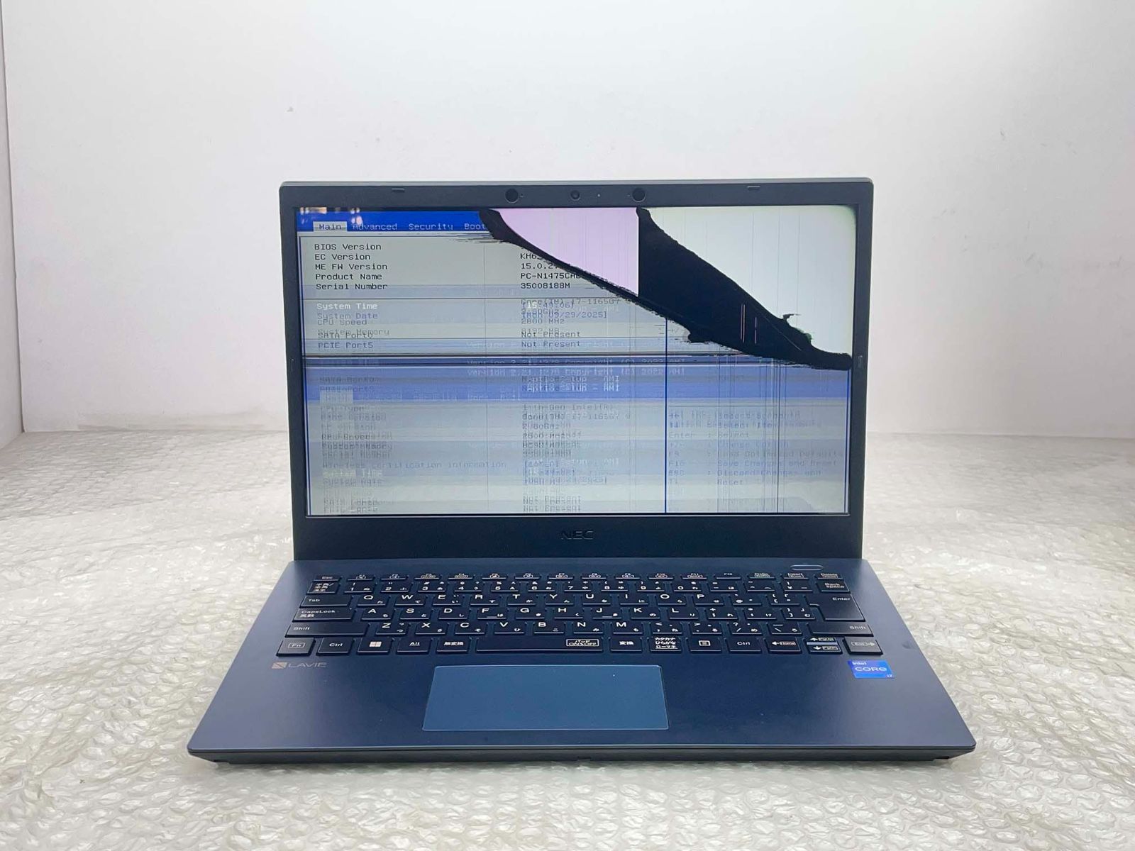 Windowsノート本体 NEC LAVIE N1475 i7-1165G7 ジャンク NEC LAVIE