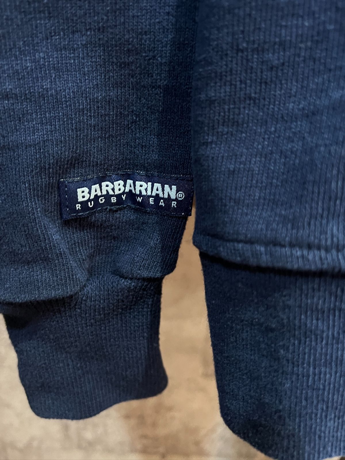 BARBARIAN ネイビー フルジップパーカー　試着のみ レディース 肉厚なダブルジップパーカー NAVY ＜NIIGATA