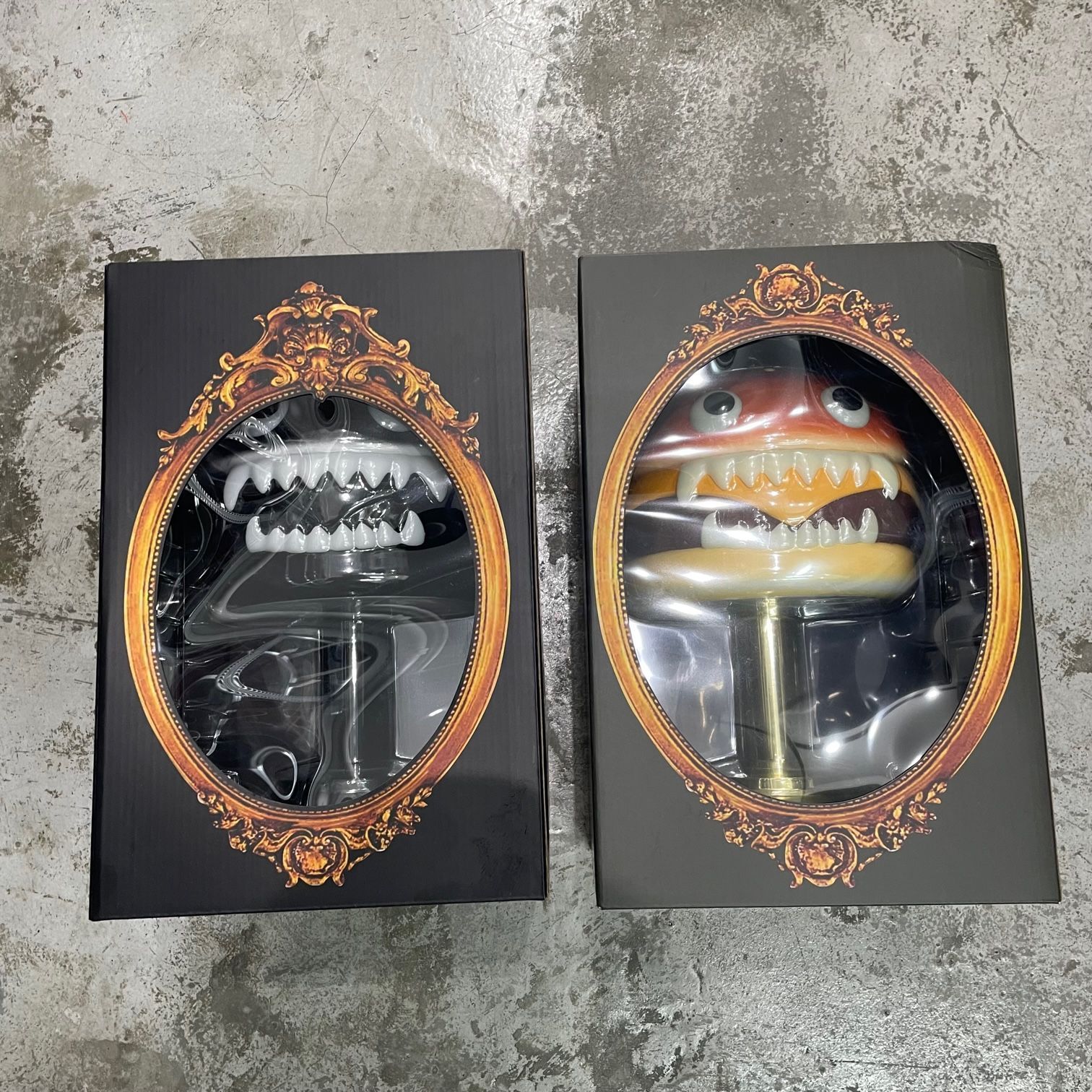 2体セット 新品 UNDERCOVER HAMBURGER LAMP MEDICOM TOY ハンバーガー