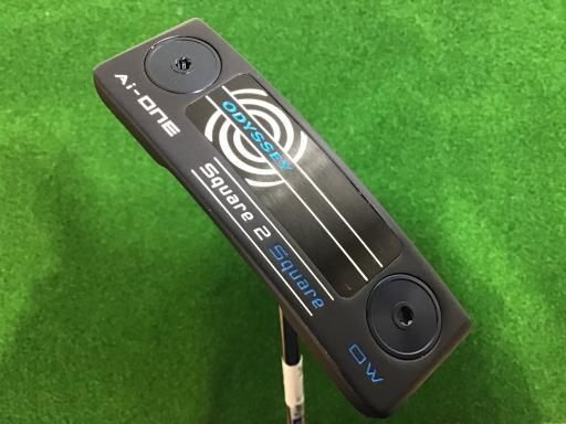 オデッセイ Ai-ONE SQUARE 2 SQUARE DW 33インチ パター PT STROKE LAB 90 スチール フレックスその他 メンズ 男性用 右利き 右用 Bランク ゴルフクラブ