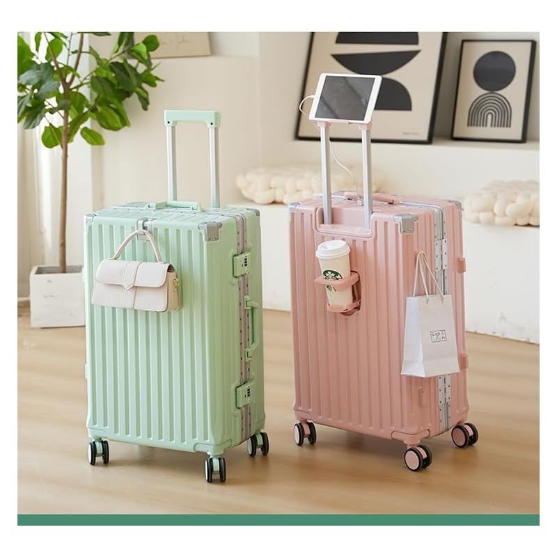 Yuweijie] スーツケース アルミフレームタイプ キャリーケース 機内持