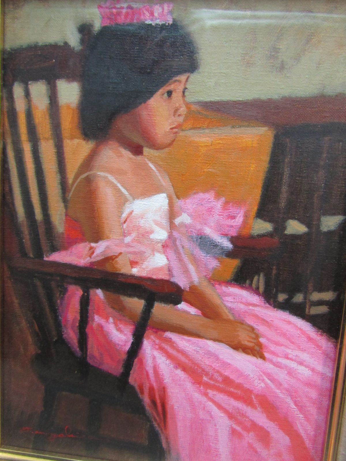絵画 小さな踊り子 宮平勉