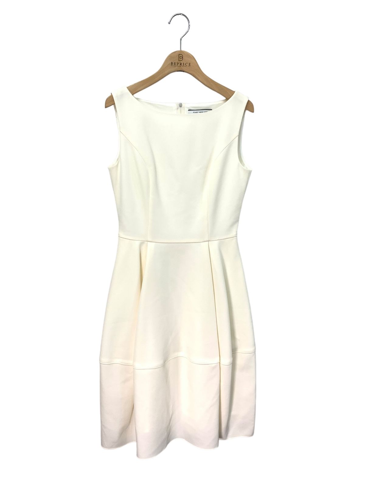 フォクシーニューヨーク Dress Barron 36344 ワンピース 38 ホワイト