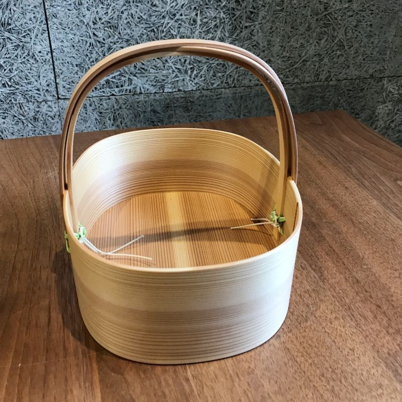 一点物】兔小屋 鳥取 智頭杉 曲げわっぱ シェーカーボックス