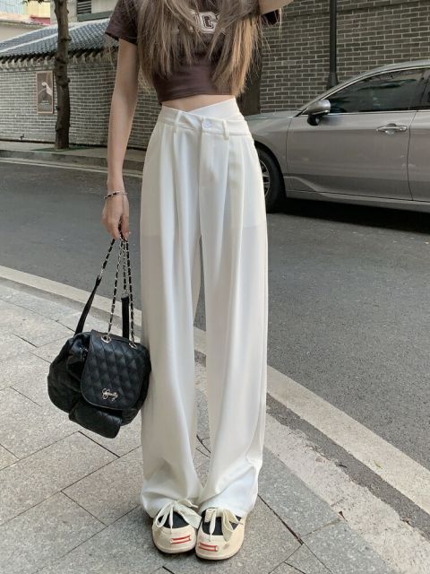 種類6：ピンク/S ハイウエスト ストレートパンツ (T)