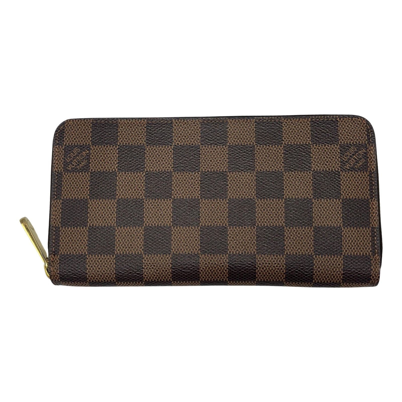 ルイヴィトン LOUIS VUITTON 長財布 ジッピー ウォレット N41661 ダミエキャンバス ブラウン レディース