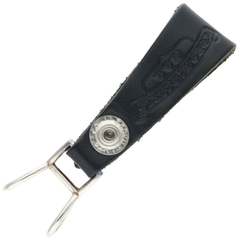 インボイス有り　クロムハーツ BELT LOOP クロスボールレザーベルトループ Chrome Hearts - クロムハーツ BELT LOOP D RING Dカンクロス