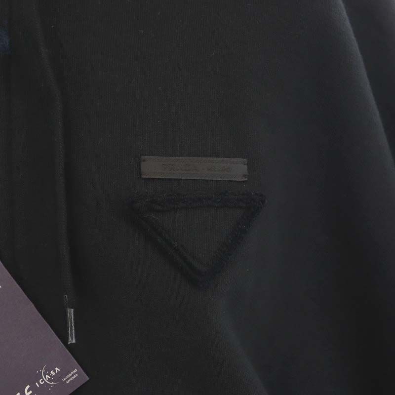 プラダ PRADA 21AW トライアングルクロップド ジップアップ
