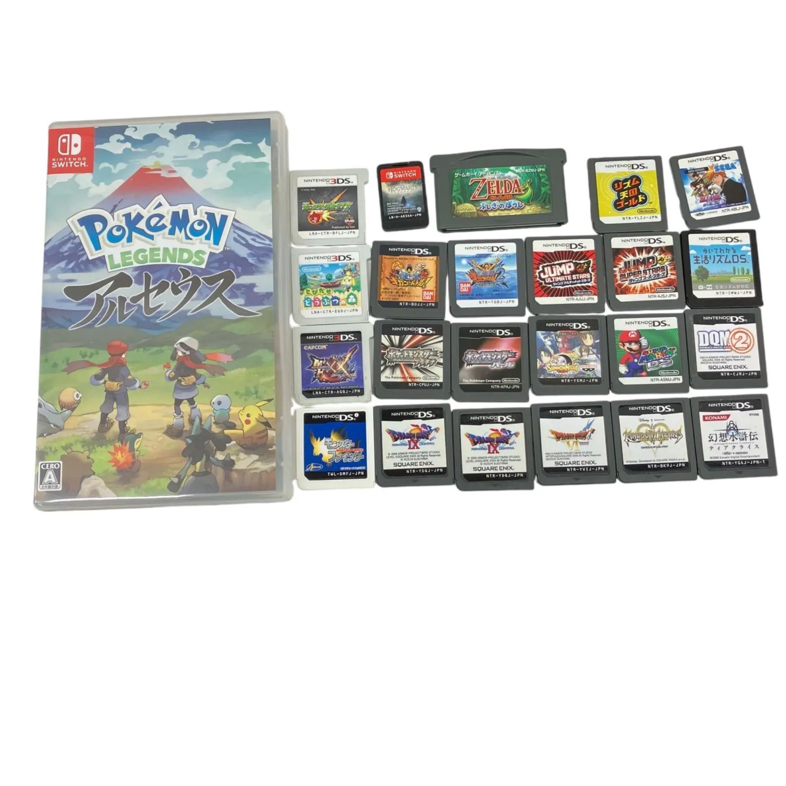 186000 ?Nintendo Switch 3DS DS ソフト 24点まとめ売り 動作