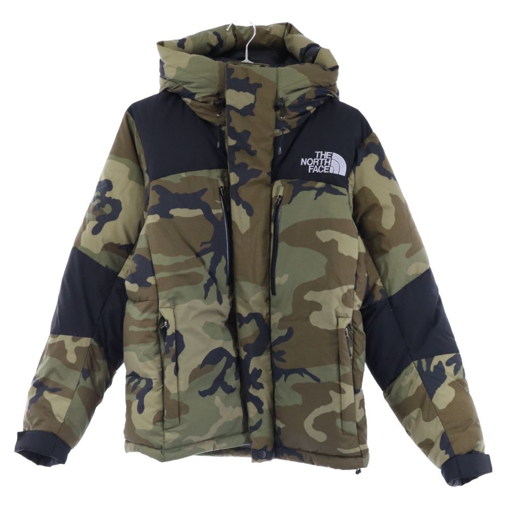 THE NORTH FACE ザノースフェイス NOVELTY BALTRO LIGHT JACKET ノベルティバルトロライトダウンジャケットエクスプローラーカモ ND91951 グリーン