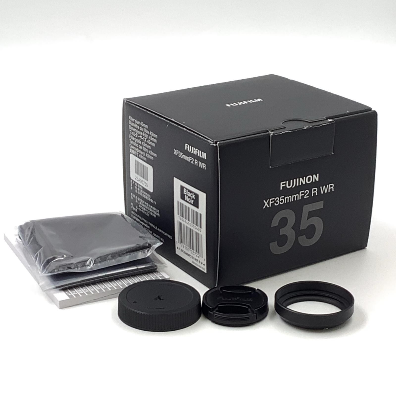 返品保証・動作確認済】FUJIFILM XF 35mm F2 R WR 全額返金保証】美品