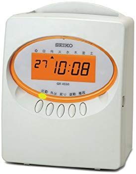 【中古】セイコープレシジョン タイムレコーダー QR-4550ホワイト bme6fzu