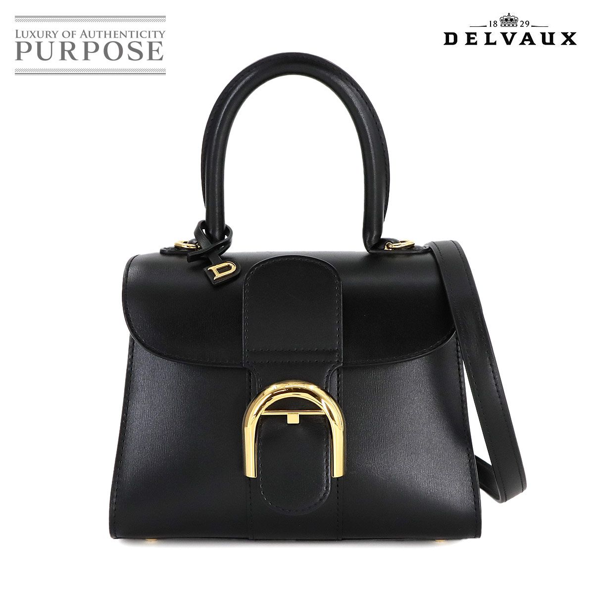 新品同様 デルヴォー DELVAUX ブリヨン ミニ 2way ハンド