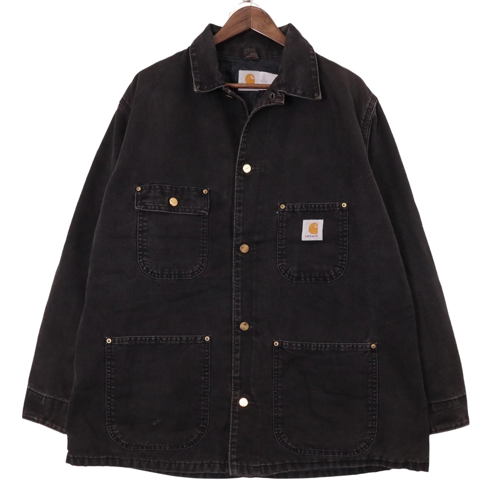 希少 USA製 Carhartt カーハート ミシガンチョアコート 墨黒 古着 中古】Carhartt(カーハート)メンズ【ミシガンチョアコート