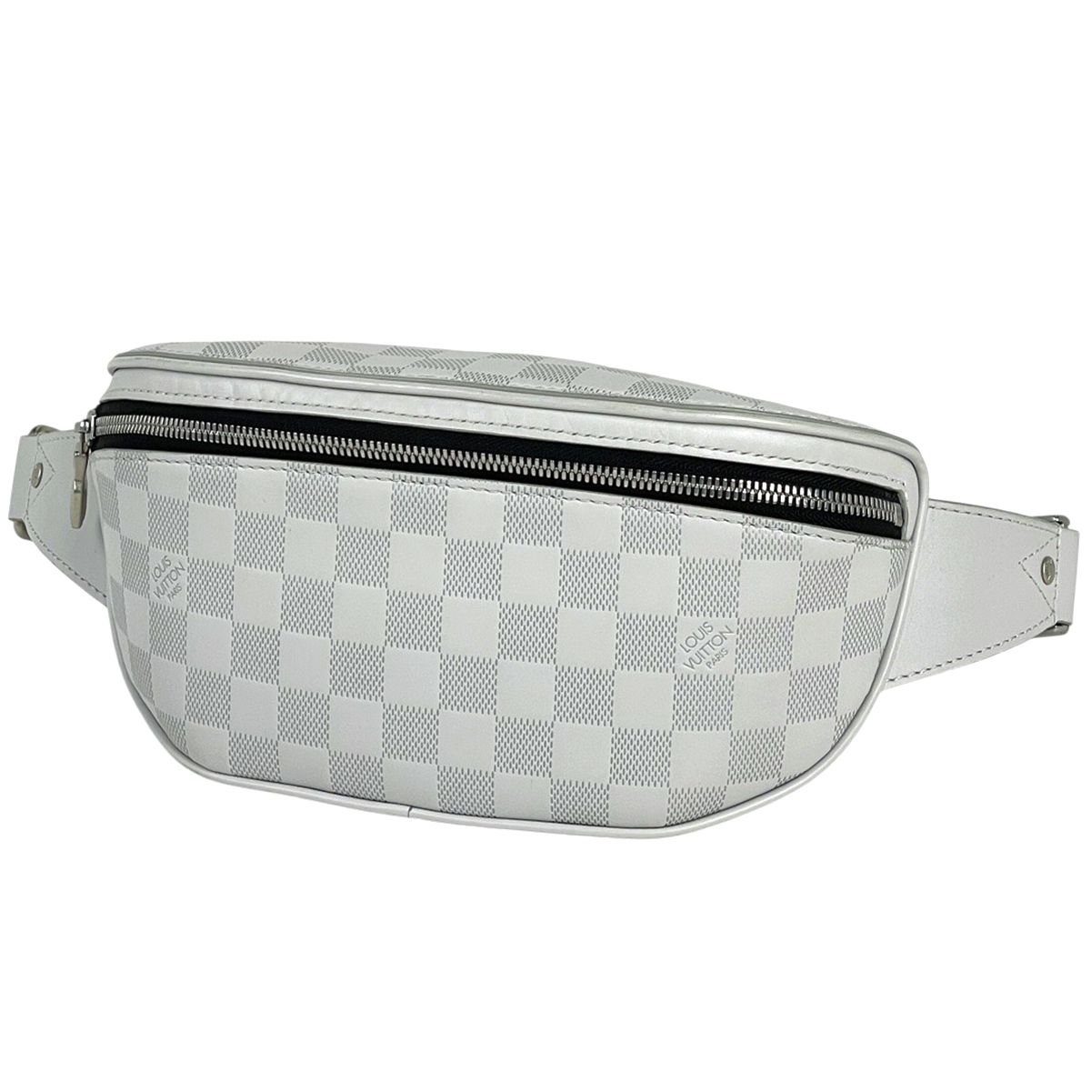 ルイ・ヴィトン LOUIS VUITTON キャンバス バムバッグ ウエストバッグ ボディバッグ バッグ レザー ダミエ・アンフィニ メンズ ホワイト系 N40326 【中古】 ルイ・ヴィトン Louis Vuitton キャンバス バムバッグ ウエストバッグ