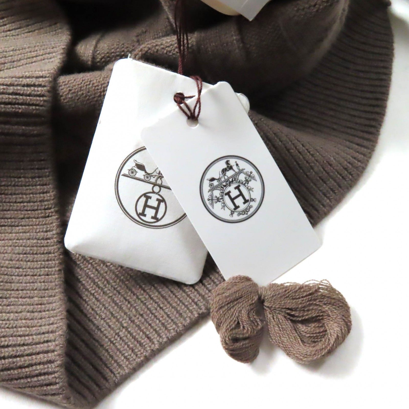 未使用品☆HERMES エルメス 23AW 3H2617D4 ウール100％ H