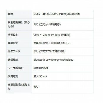 体組成計 BC-768WH
