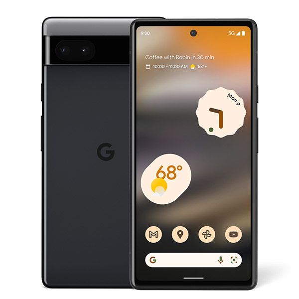 【中古】 Google Pixel6a チャコール SIMフリー 本体 au ほぼ新品 スマホ【送料無料】 gp6aabk9mtm