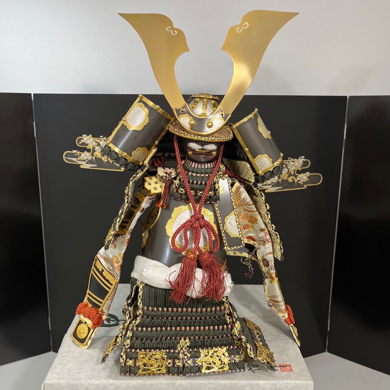 甲冑 等身大 美品 鎧（鎧兜甲冑等身大】徳川家康 金陀美具足写
