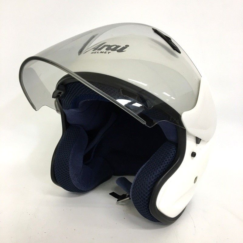 Arai α3 SZ ジェットヘルメット 内装洗濯済 白 ホワイト Lサイズ 