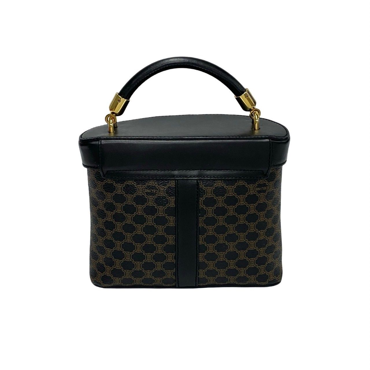 ほぼ未使用 袋付 CELINE セリーヌ マカダム ブラゾン 柄 トリオンフ  