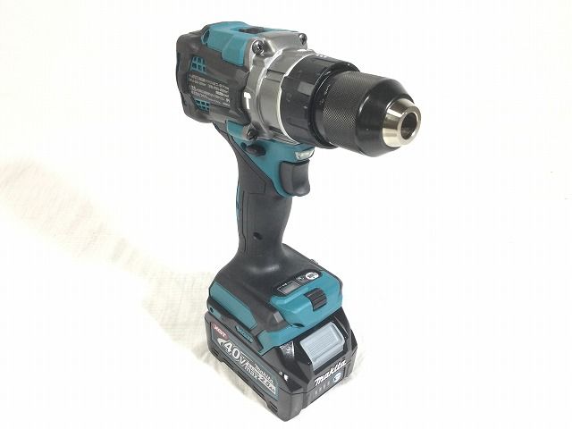 ☆未使用品☆ makita マキタ 40Vmax 充電式 震動 ドライバドリル HP001GRDX 青/ブルー バッテリー2個(2.5Ah) 充電器+ケース 96923