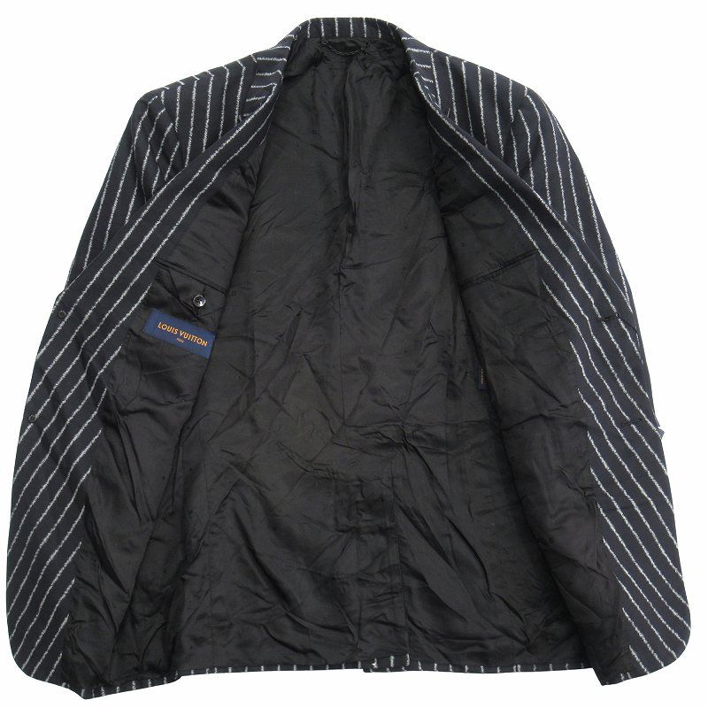 未使用 20ss ルイヴィトン LOUIS VUITTON ストライプ テーラード