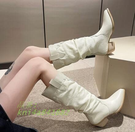 ロングブーツ韓国ファッションレディース7 SHO-62