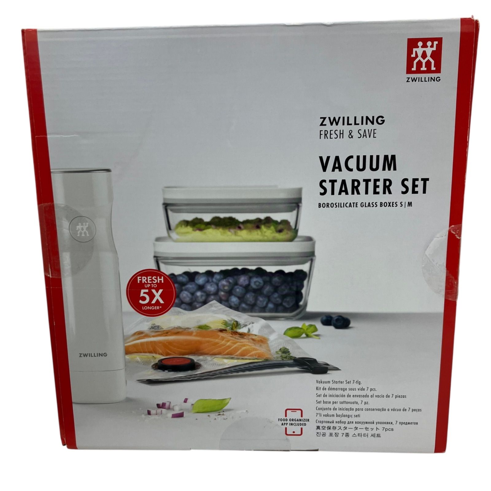 新品未使用　ツヴィリング　フレッシュ&セーブ　真空セット7点　調理器具 Amazon.co.jp: ZWILLING ツヴィリング 「 フレッシュ & セーブ 真空