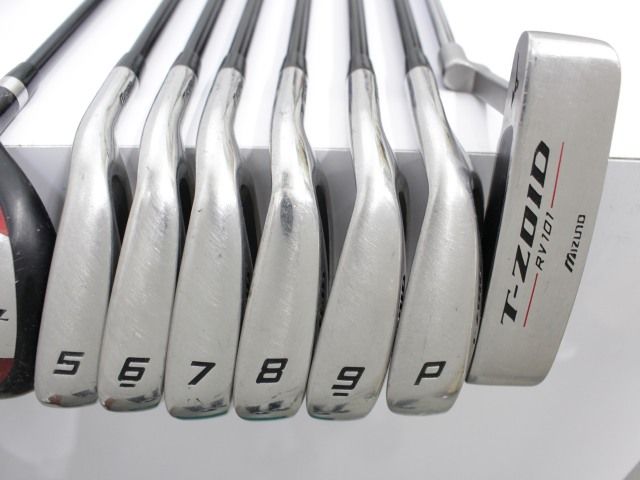  ミズノ Tゾイド RV-01 9本セット オリジナルカーボン R 2537 ゴルフバッグ キャディバッグ ゴルフ
