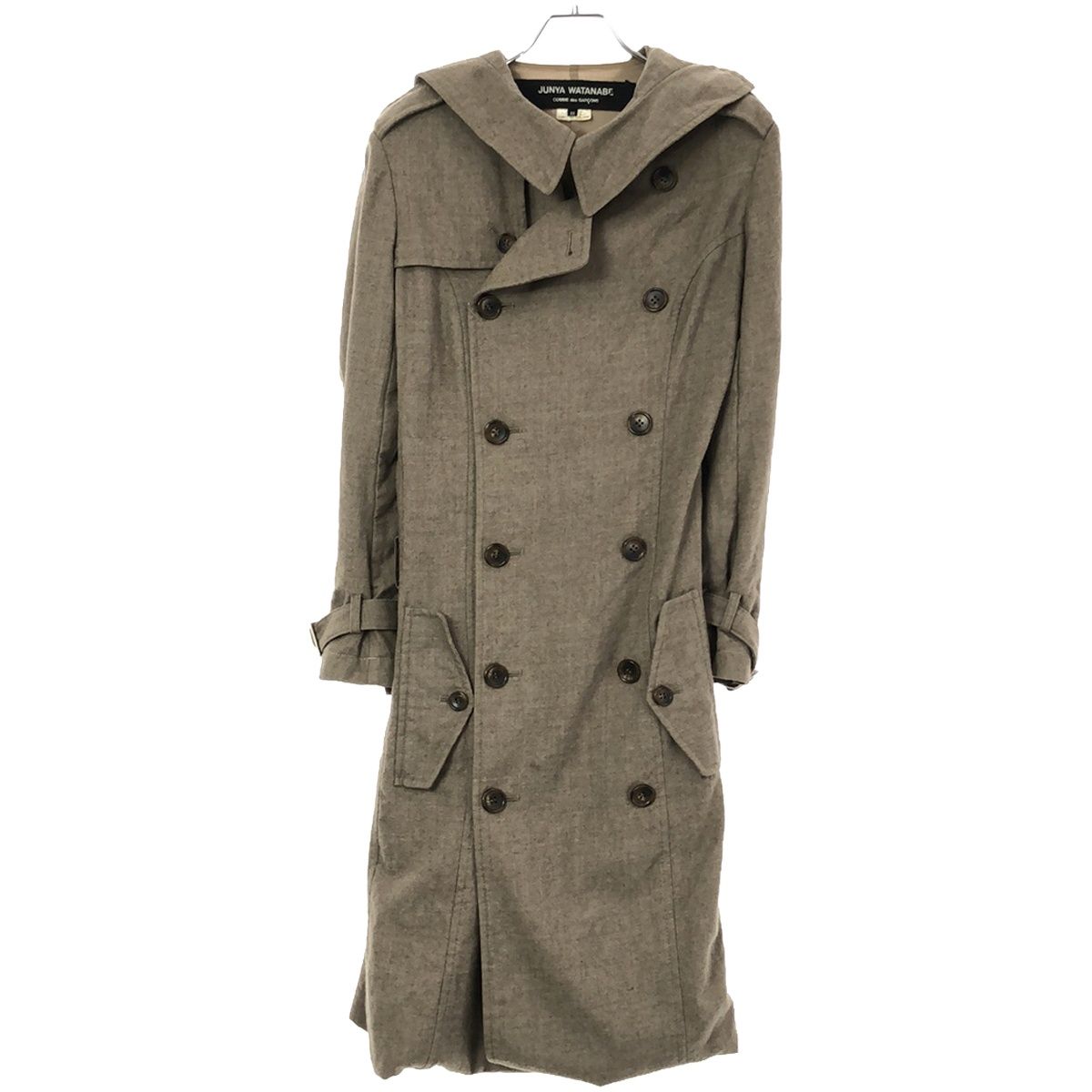 ▪️美品 ジュンヤワタナベ プリーツ トレンチコート アウター JUNYA JUNYA WATANABE COMME des GARCONS ジュンヤワタナベ