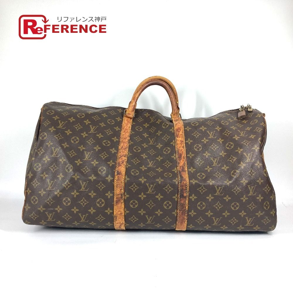 LOUIS VUITTON ルイヴィトン ボストンバッグ キーポル バンドリエール 60 M41412 モノグラムキャンバス ブラウン