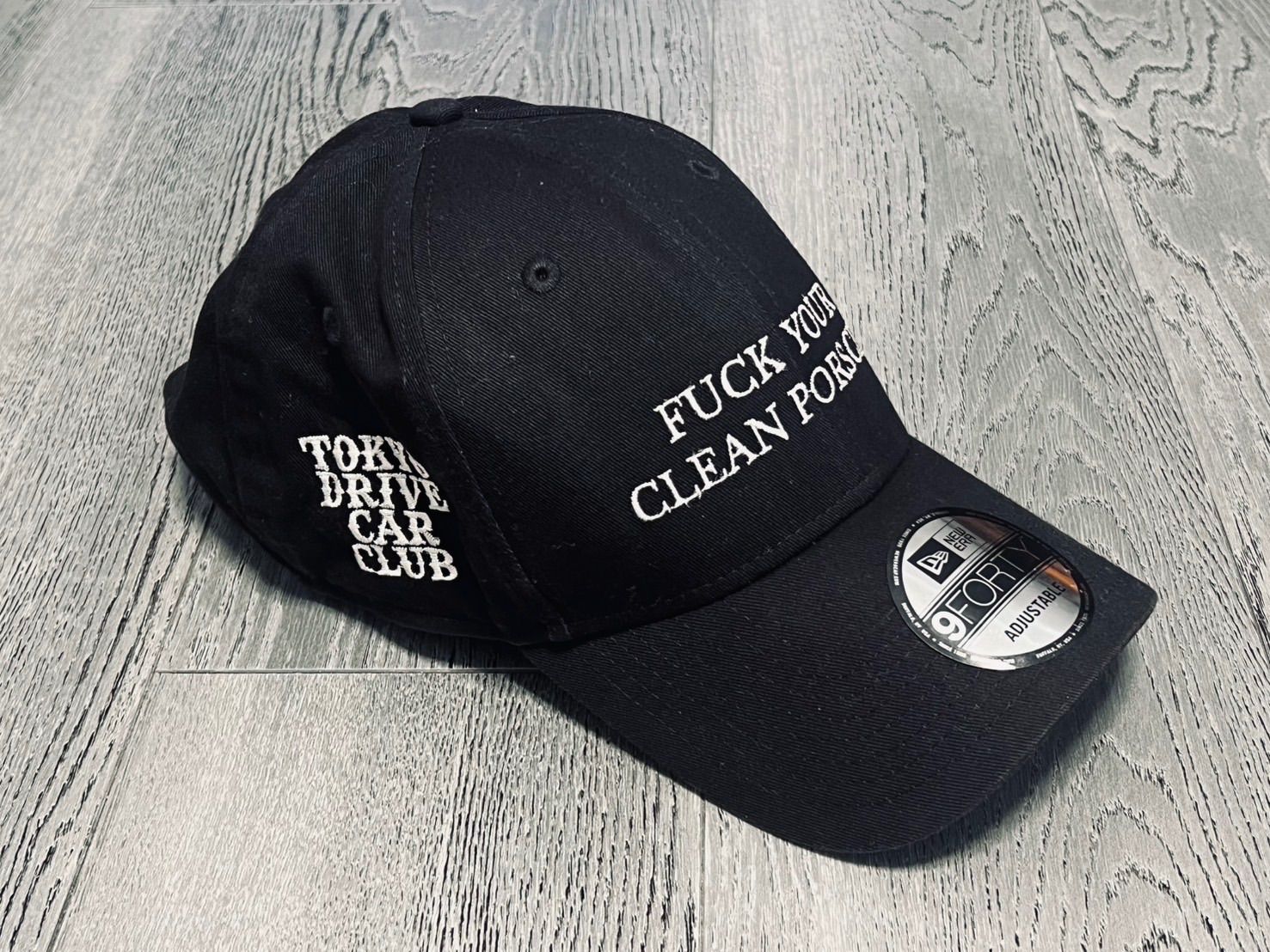 Tokyo Drive Car Club ×New Eraの黒キャップ　ポルシェ NEW ERA ×TOKYO DRIVE CAR CLUB ニューエラ × トーキョー
