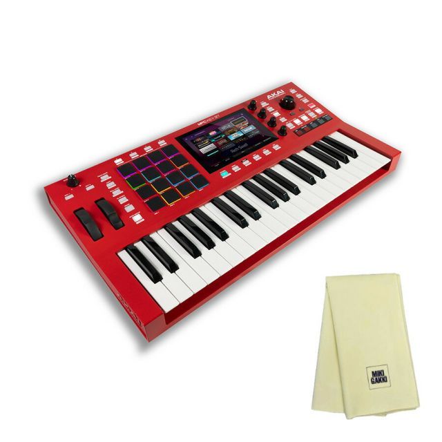 AKAI アカイ MPC Key 37 スタンドアローン型MPC 37鍵キーボード搭載 オリジナルクロスプレゼント