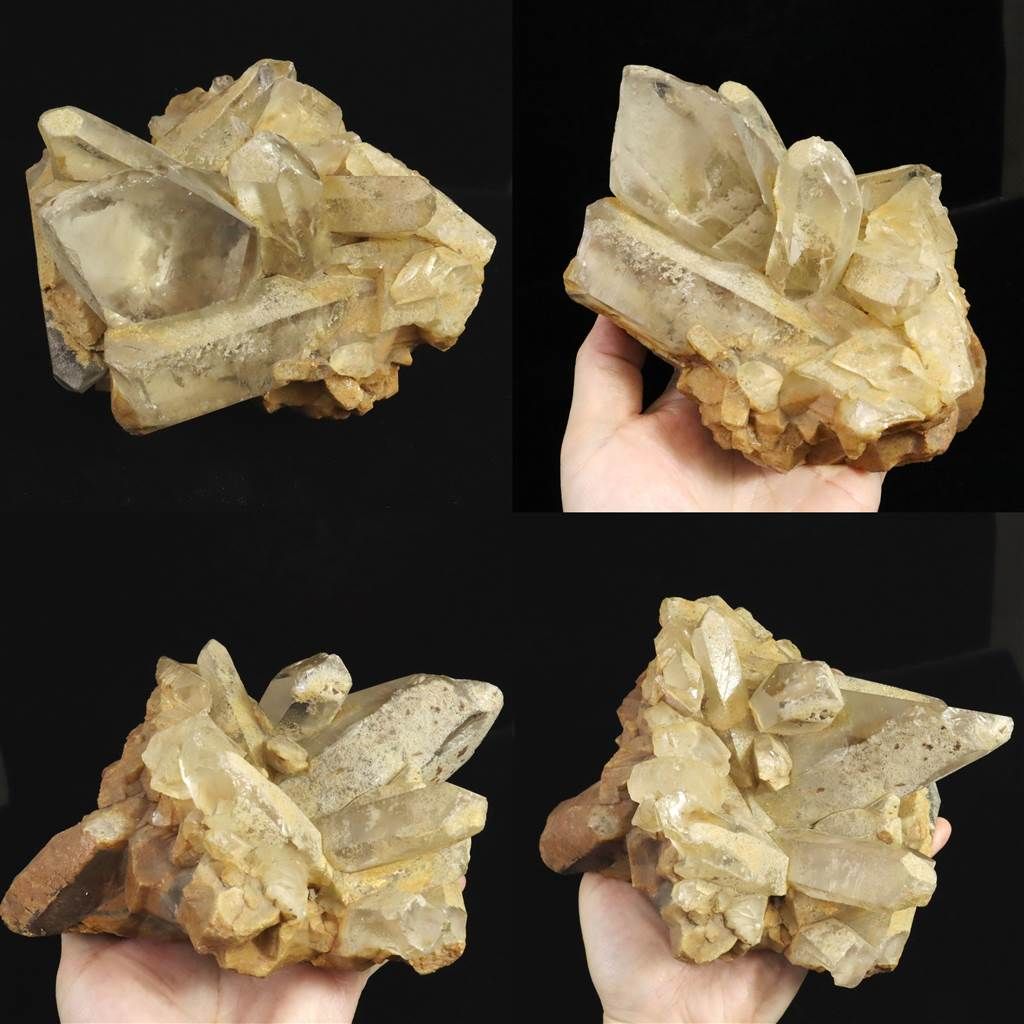 山梨県黒平水晶峠産 水晶クラスター 1756g 【榎本通商11106】 - メルカリ