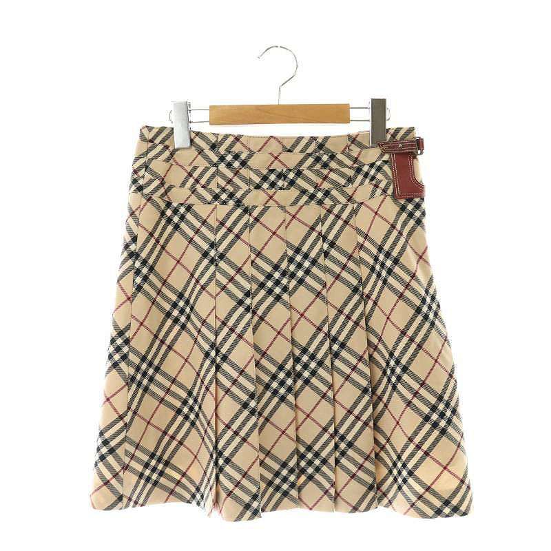 未使用級】バーバリーブルーレーベル✨38 ノバチェック ミニ